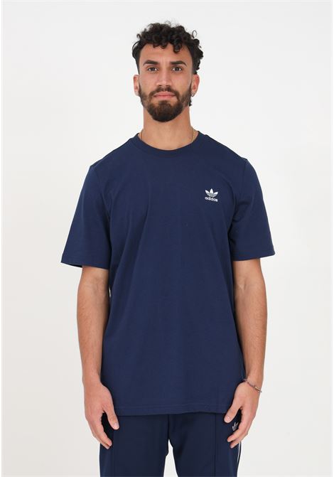 T-shirt sportiva blu da uomo Trefoil Essentials ADIDAS ORIGINALS | IA4874.