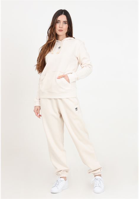 Essentials Fleece Women's Beige Track Pants ADIDAS ORIGINALS | Pants | IA6436.