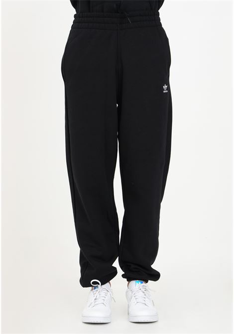 Pantalone sportivo nero da donna Essentials Fleece ADIDAS ORIGINALS | IA6437.