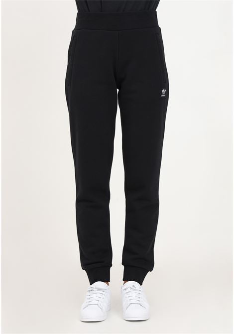 Black women's sports trousers with logo embroidery ADIDAS ORIGINALS | IA6457.