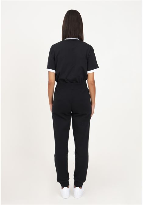 Pantalone sportivo nero da donna con ricamo logo ADIDAS ORIGINALS | IA6457.