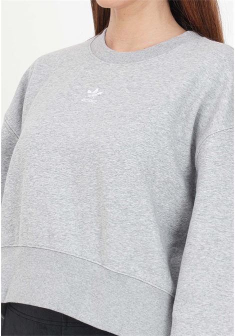 Adicolor essentials crew gray women's sweatshirt ADIDAS ORIGINALS | Hoodie | IA6499.