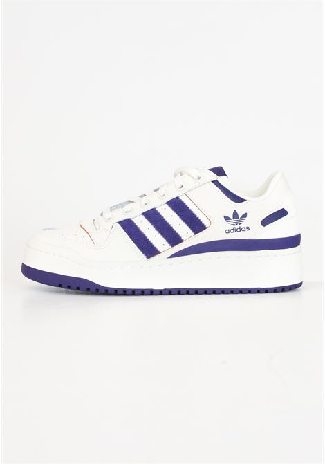Forum bold stripes w white and purple women's sneakers ADIDAS ORIGINALS | Sneakers | ID0421.