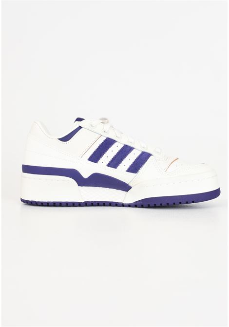 Forum bold stripes w white and purple women's sneakers ADIDAS ORIGINALS | ID0421.