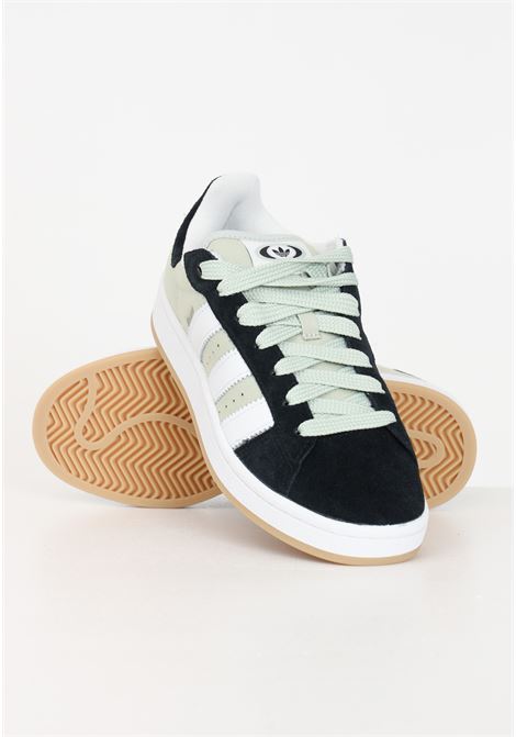Campus 00s men's and women's sneakers, green, black and white ADIDAS ORIGINALS | Sneakers | ID0664.