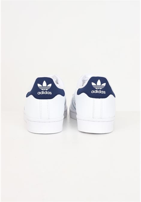 Superstar j sneakers for men and women, white and blue ADIDAS ORIGINALS | Sneakers | IE0268.