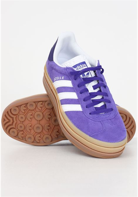 Purple and white women's sneakers Gazelle bold w ADIDAS ORIGINALS | IE0419.
