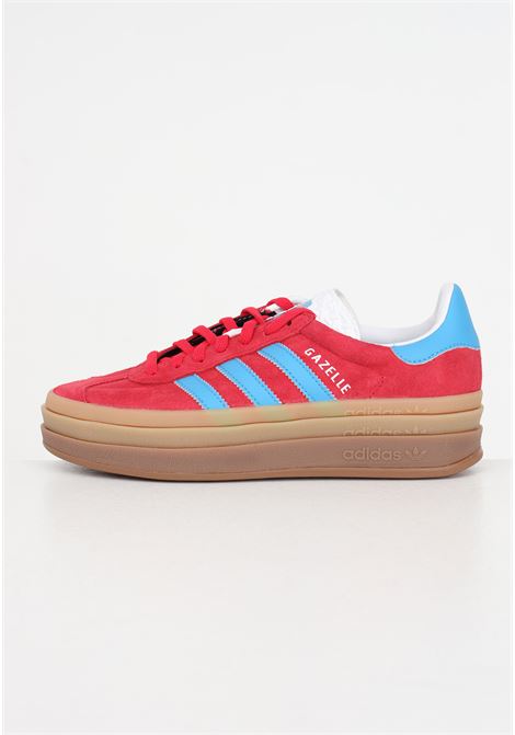 ADIDAS Gazelle Bold red sneakers for men and women with triple sole ADIDAS ORIGINALS | IE0421.