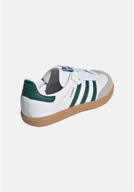 Sneakers da bambino bambina bianche e verdi Samba og ADIDAS ORIGINALS | Sneakers | IE1334.