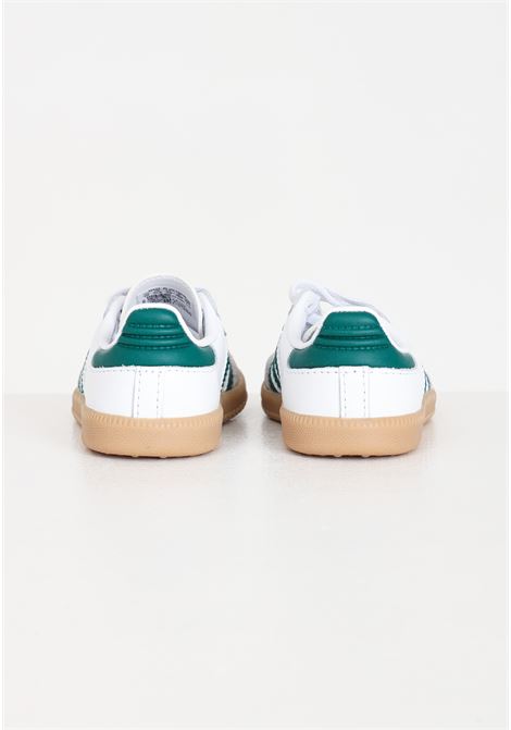 Samba og infant white and green baby sneakers ADIDAS ORIGINALS | IE1337.