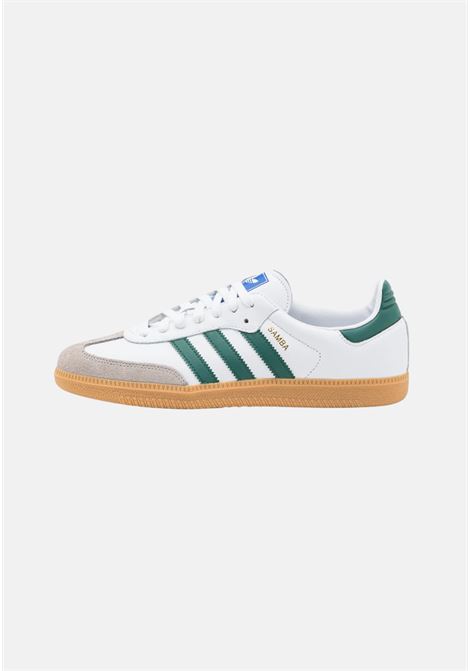 Samba OG white and green men's and women's sneakers ADIDAS ORIGINALS | Sneakers | IE3437.