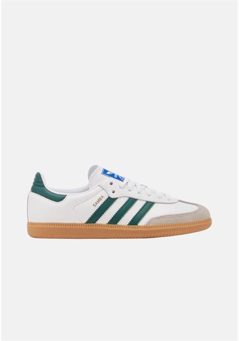 Samba OG white and green men's and women's sneakers ADIDAS ORIGINALS | Sneakers | IE3437.