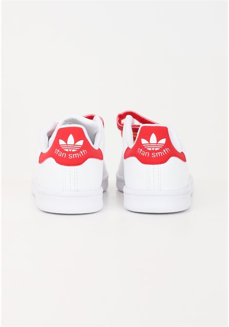Stan smith cf c white, red, orange and yellow children's sneakers ADIDAS ORIGINALS | IE8111.