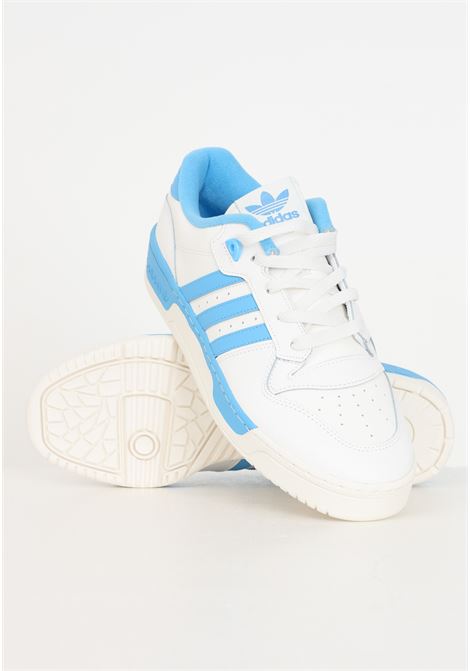 Sneakers da uomo Rivarly low bianche e azzurre ADIDAS ORIGINALS | IF6135.