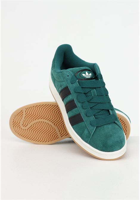 Green sneakers with black stripes for men and women Campus 00s ADIDAS ORIGINALS | IF8763.
