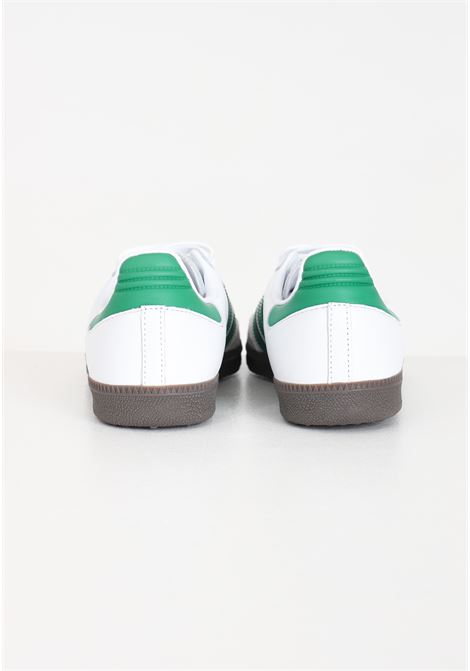 Sneakers da uomo bianche e verdi Samba og ADIDAS ORIGINALS | IG1024.