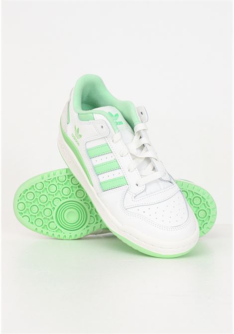 Forum low cl white and green women's sneakers ADIDAS ORIGINALS | IG1427.