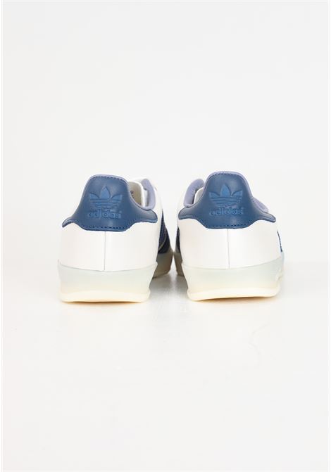 Sneakers uomo donna Gazelle indoor bianche e blu ADIDAS ORIGINALS | Sneakers | IG1643.