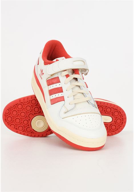 Sneakers da uomo bianche e arancioni Forum 84 low ADIDAS ORIGINALS | IG3774.