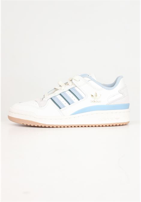 Forum low cl w. white and light blue women's sneakers ADIDAS ORIGINALS | Sneakers | IG3964.