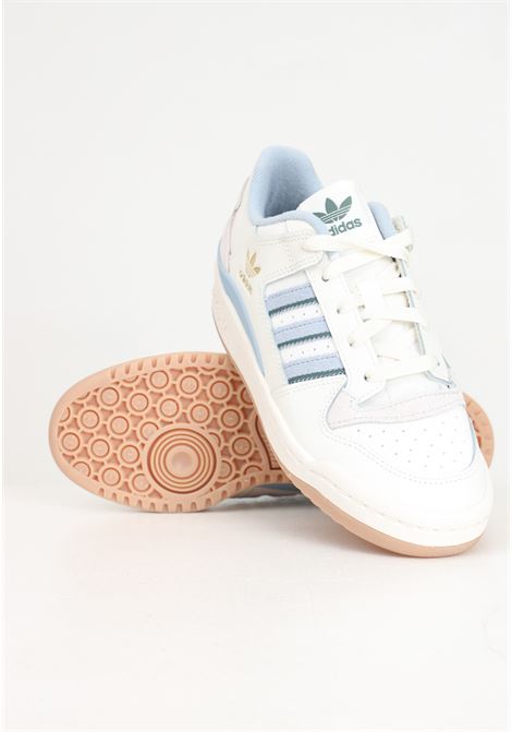 Forum low cl w. white and light blue women's sneakers ADIDAS ORIGINALS | IG3964.