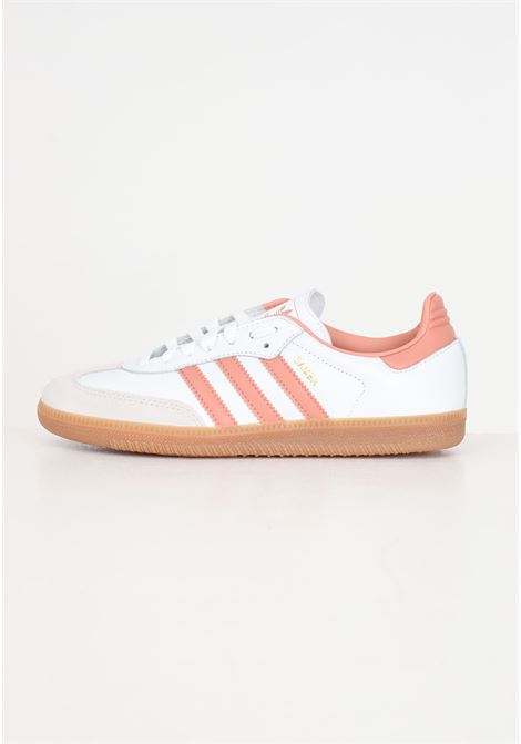 Samba Og W white and pink women's sneakers ADIDAS ORIGINALS | Sneakers | IG5932.