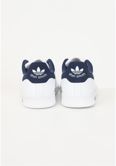 White shoes with blue details for men and women Stan Smith ADIDAS ORIGINALS | IG7688.