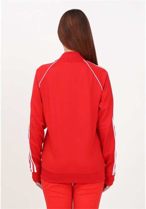 Track Top Adicolor Classics SST red zip sweatshirt for women ADIDAS ORIGINALS | Hoodie | IK4032.