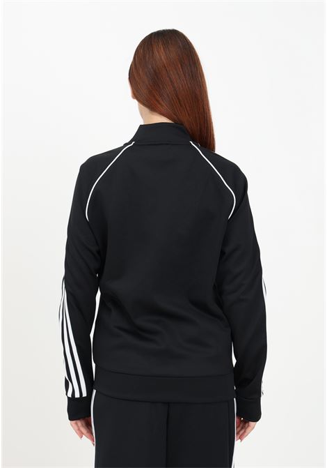 Black zip-up sweatshirt for women ADIDAS ORIGINALS | Hoodie | IK4034.