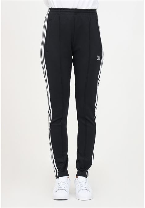 Pantaloni  da donna nero con tasche con zip ADIDAS ORIGINALS | IK6600.
