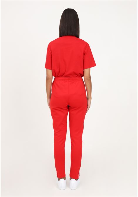 Pantalone sportivo rosso da donna Track Pants Adicolor SST ADIDAS ORIGINALS | Pantaloni | IK6603.
