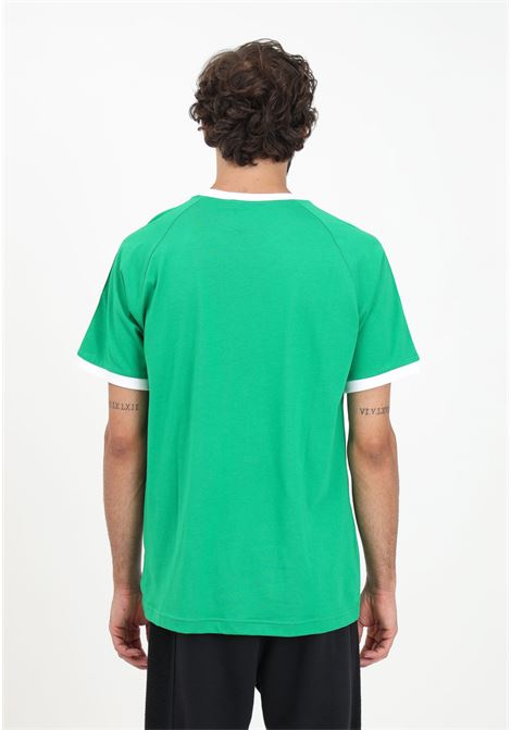 T-shirt Adicolor Classics 3-Stripes verde da uomo ADIDAS ORIGINALS | T-shirt | IM0410.