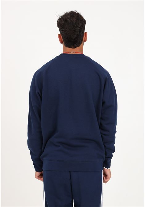 Adicolor Classics 3Stripes blue men's crewneck sweatshirt ADIDAS ORIGINALS | Hoodie | IM4515.