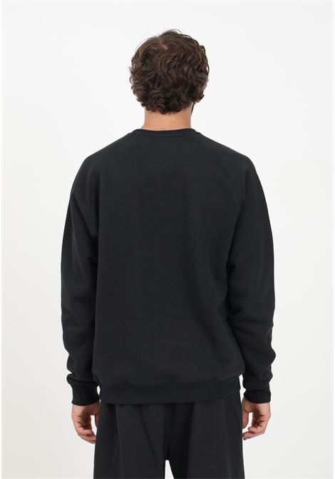 Trefoil Essentials Crewneck sweatshirt in black for men ADIDAS ORIGINALS | Hoodie | IM4532.