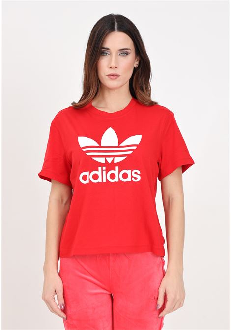 Adicolor Better Scarlet Women's Red Trefoil T-Shirt ADIDAS ORIGINALS | T-shirt | IM6930.