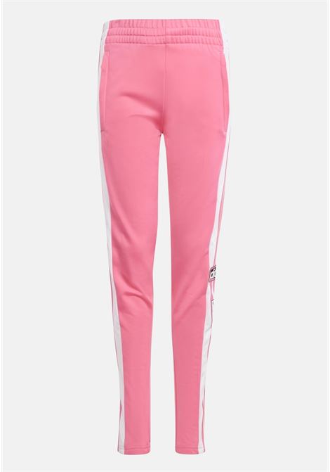 Adibreak pink and white girls' trousers ADIDAS ORIGINALS | IM8433.