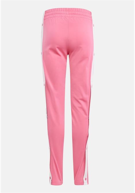 Adibreak pink and white girls' trousers ADIDAS ORIGINALS | Pants | IM8433.