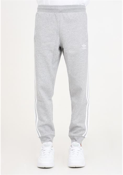 Adicolor 3-stripes gray men's trousers ADIDAS ORIGINALS | Pants | IM9318.