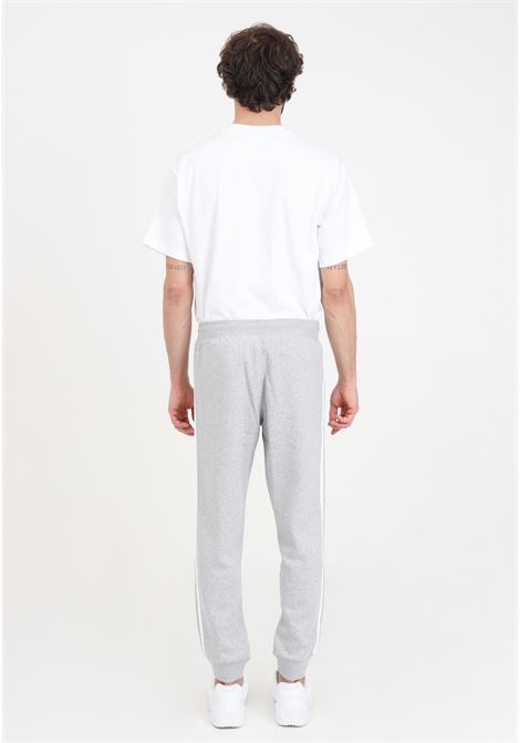 Adicolor 3-stripes gray men's trousers ADIDAS ORIGINALS | Pants | IM9318.