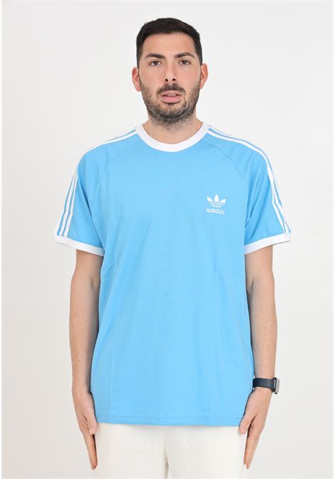 ADICOLOR CLASSICS 3-STRIPES men's light blue short-sleeved t-shirt ADIDAS ORIGINALS | T-shirt | IM9392.