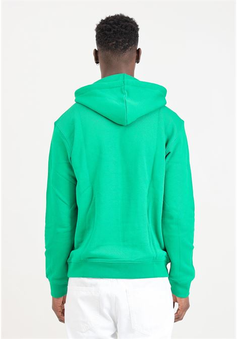 Green and white men's sweatshirt Hoodie adicolor classics trefoil ADIDAS ORIGINALS | IM9403.