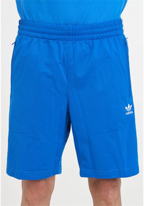 Adicolor firebird blue and white men's shorts ADIDAS ORIGINALS | IM9419.