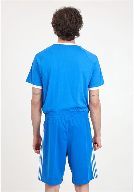 Adicolor firebird blue and white men's shorts ADIDAS ORIGINALS | IM9419.