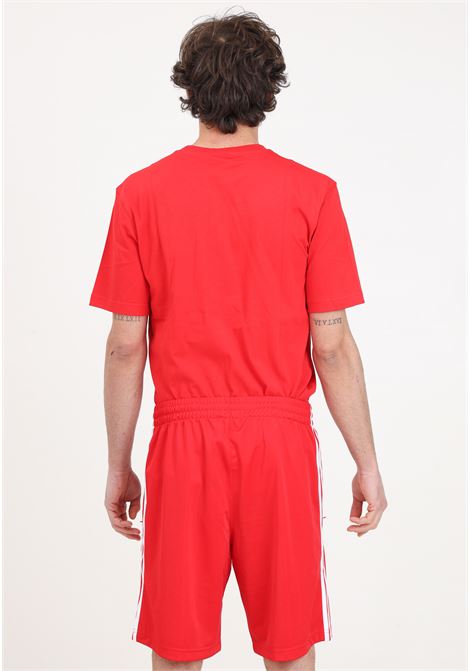 Adicolor firebird red and white men's shorts ADIDAS ORIGINALS | IM9421.