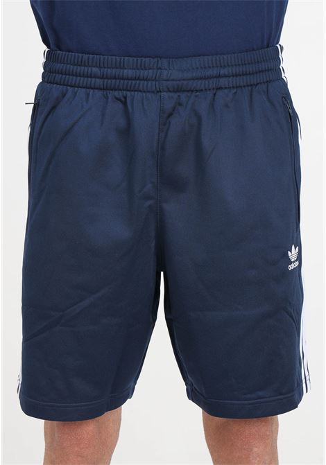 Shorts da uomo blu notte e bianchi Adicolor firebird ADIDAS ORIGINALS | Shorts | IM9422.