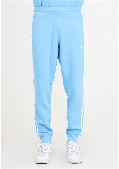 Pantaloni da uomo azzurri e bianchi 3 stripes ADIDAS ORIGINALS | Pantaloni | IM9451.