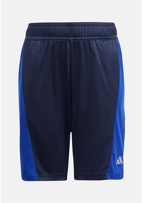 Shorts sportivo AEROREADY HEATHER JUNIOR blu da bambino ADIDAS ORIGINALS | Shorts | IN1658.