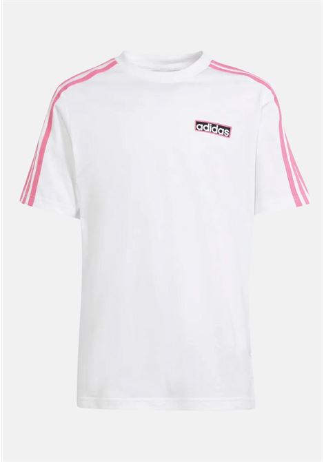 T-shirt bambina rosa e bianca adibreak ADIDAS ORIGINALS | T-shirt | IN2120.