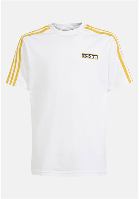 T-shirt bambino bambina gialla e bianca Adibreak ADIDAS ORIGINALS | T-shirt | IN2121.