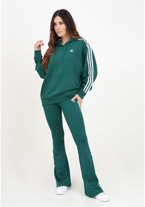 Flared green women's leggings ADIDAS ORIGINALS | Leggings | IN6320.